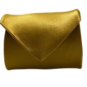 Murano Gold Tie Imported Silk X-Long 64” x 3.75” USA Bar Tac Tipped Hand Sewn